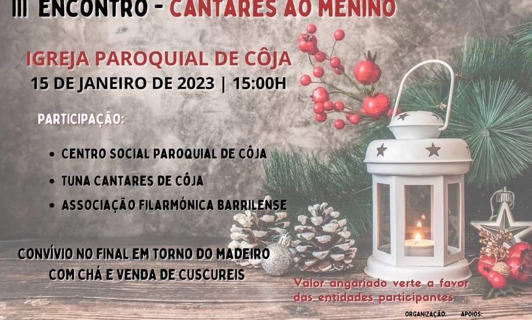 15 Jan - 15:00 / 18:00 - Cantares ao Menino