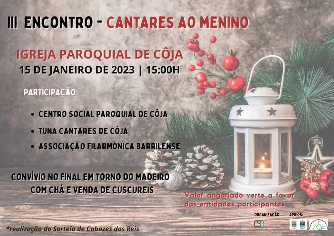 15 Jan - 15:00 / 18:00 - Cantares ao Menino