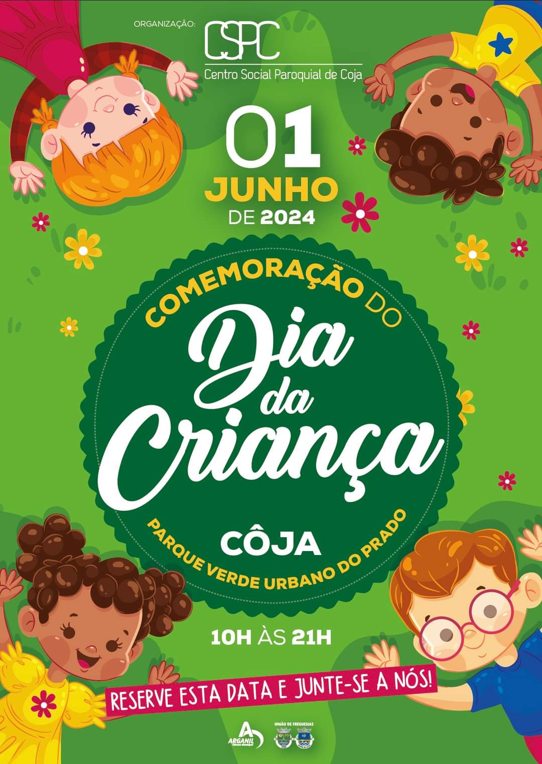 1 Jun - 10:00 / 21:00 - Dia da Criança - organização CSPC (Parque Verde do Prado - Côja)